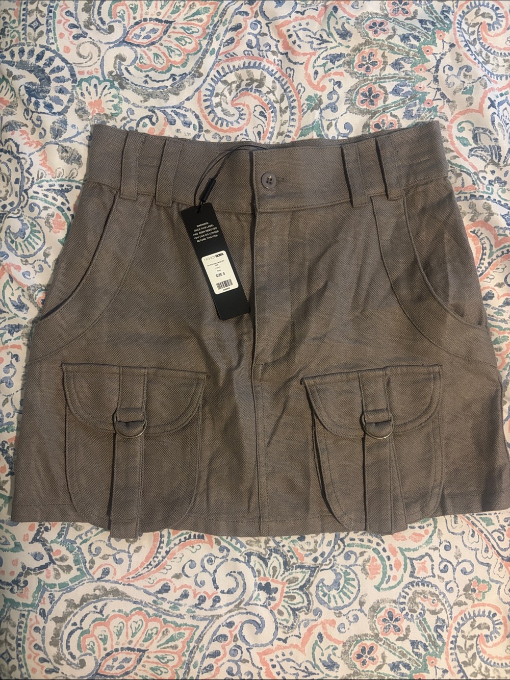 Utility Pocket Mini Skirt